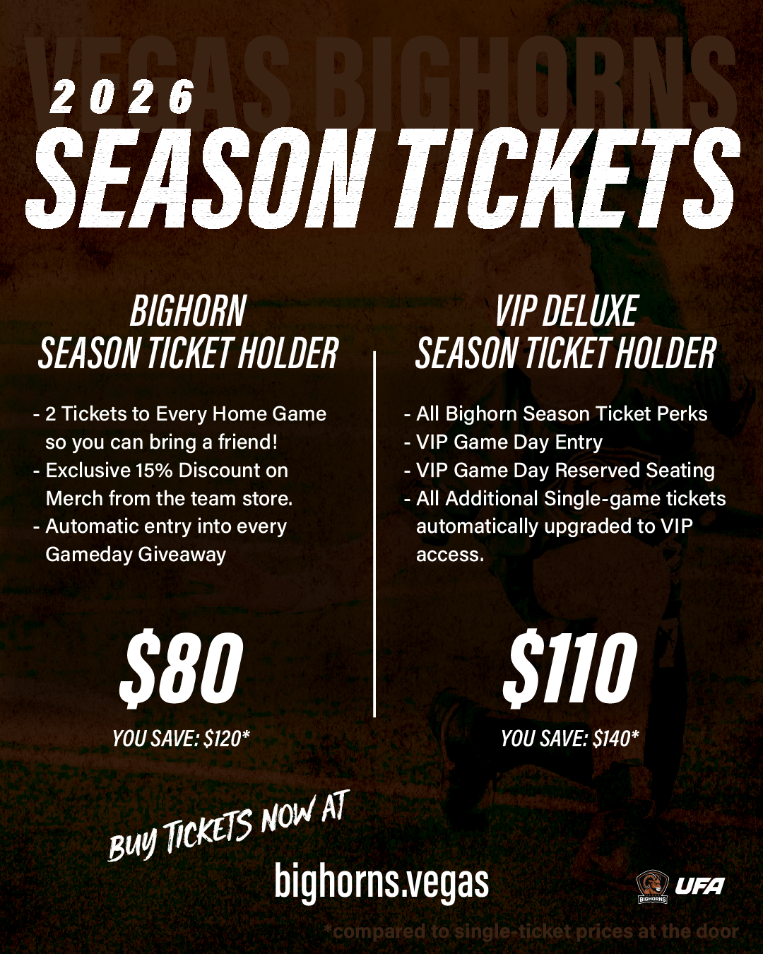 2026 Custom Jersey x Bighorn Season Ticket