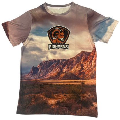 Bighorn Mountain - Brushed Milk Silk Sublimated T-shirt