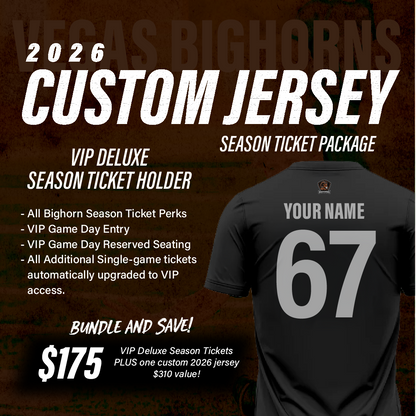 2026 Custom Jersey x VIP Deluxe Season Ticket