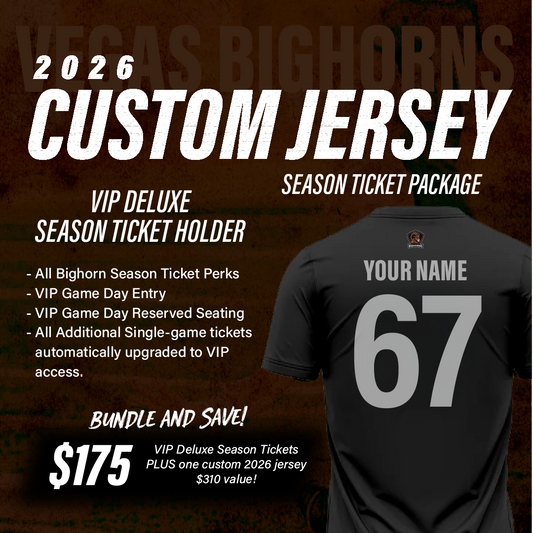 2026 Custom Jersey x VIP Deluxe Season Ticket