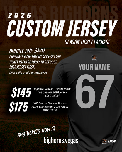 2026 Custom Jersey x VIP Deluxe Season Ticket