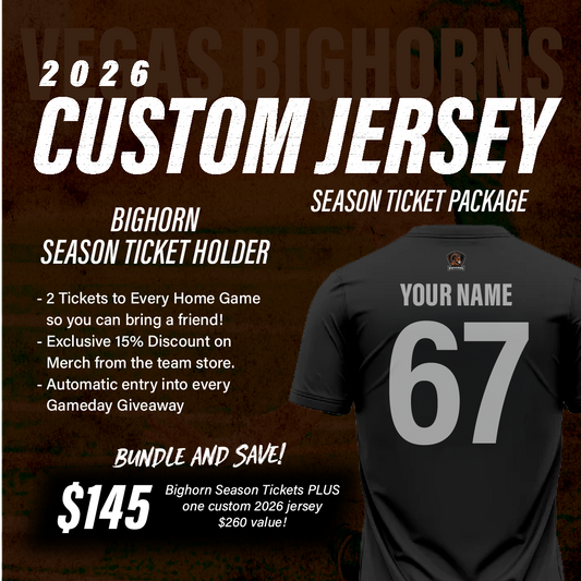 2026 Custom Jersey x Bighorn Season Ticket