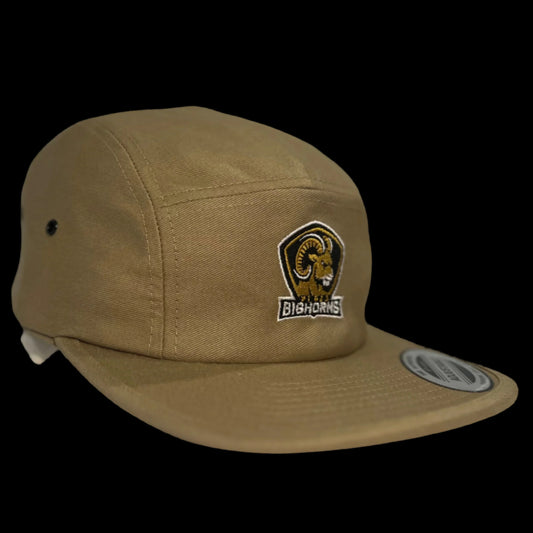 Bighorns 5-Panel Khaki Cap - Official Bighorns Uniform Hat