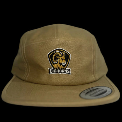 Bighorns 5-Panel Khaki Cap - Official Bighorns Uniform Hat